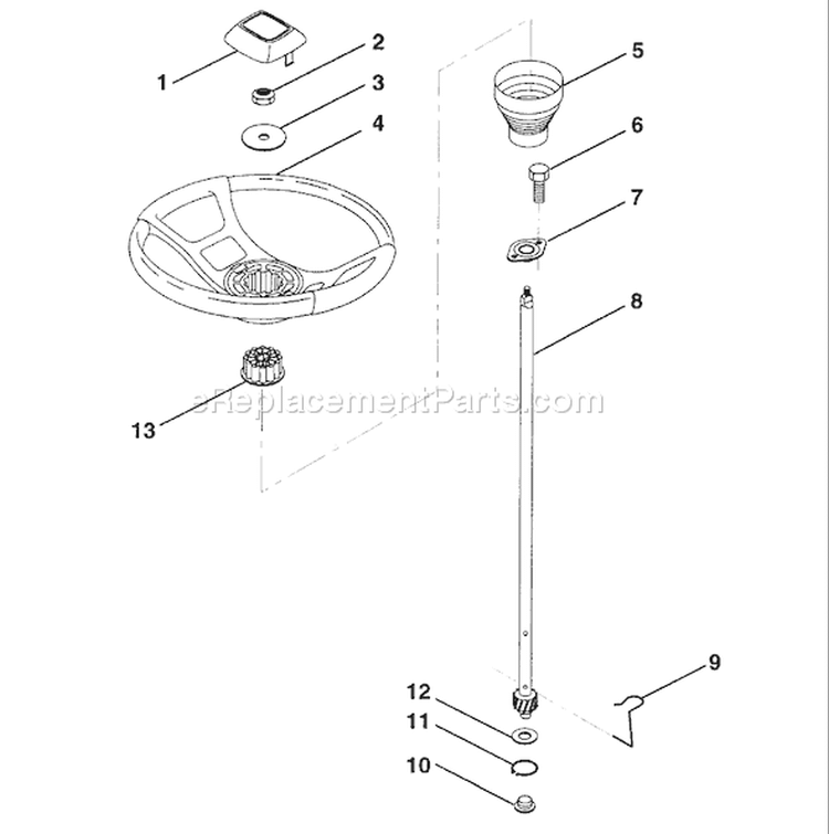 Page M Diagram and Parts List for LR125 LR 125 HU125R38MA -954000522 -1992-12 Husqvarna Lawn Tractor