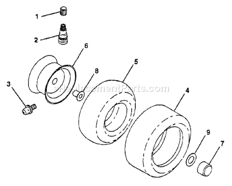Page Q Diagram and Parts List for LR12 LR 12 HAR1236A -954000752 -1994-05 Husqvarna Lawn Tractor