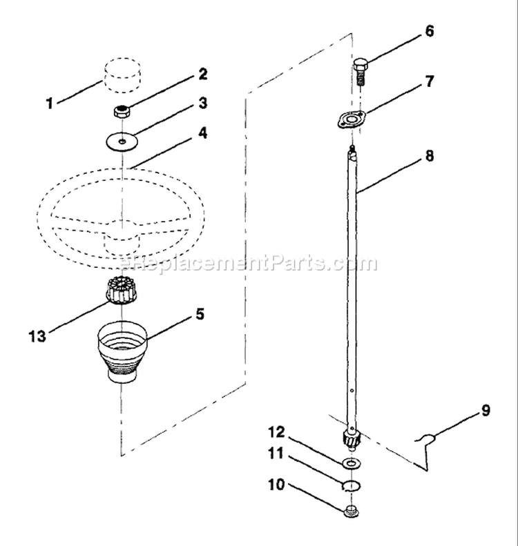 Page N Diagram and Parts List for LR12 LR 12 HC12R38A -954000762 -1994-01 Husqvarna Lawn Tractor
