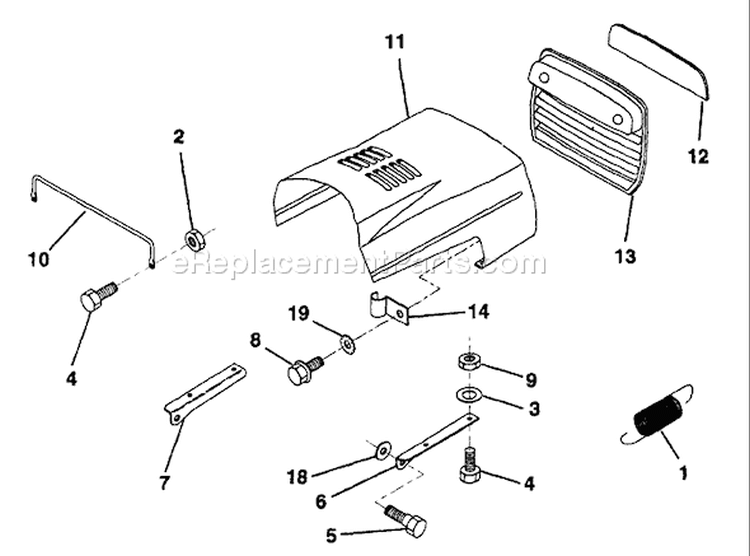 Page I Diagram and Parts List for LR12 LR 12 HC12R38A -954000762 -1994-01 Husqvarna Lawn Tractor