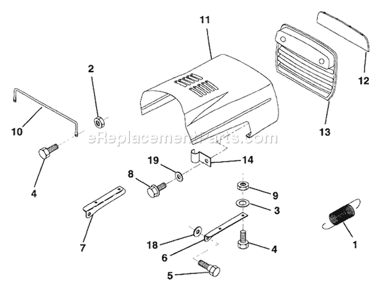 Page I Diagram and Parts List for LR12 LR 12 HC12R38B -954002701 -1994-10 Husqvarna Lawn Tractor