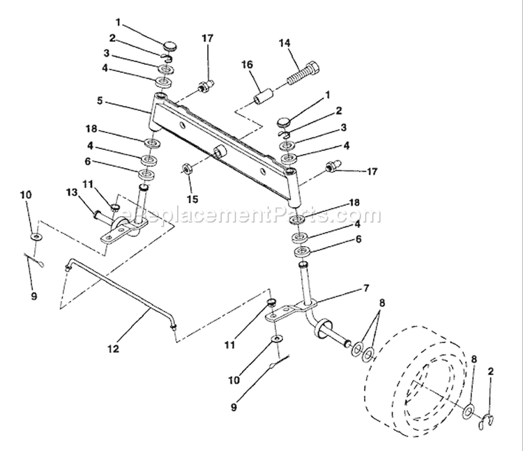 Page G Diagram and Parts List for LR12 LR 12 HC12R38D -954002701 -1996-01 Husqvarna Lawn Tractor