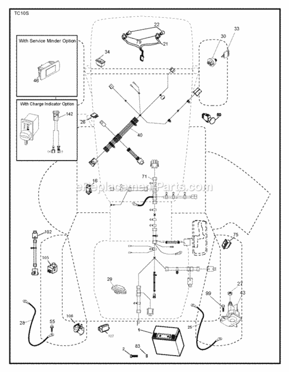 Electrical Diagram and Parts List for LT2318CMA2 2012-02 Husqvarna Lawn Tractor