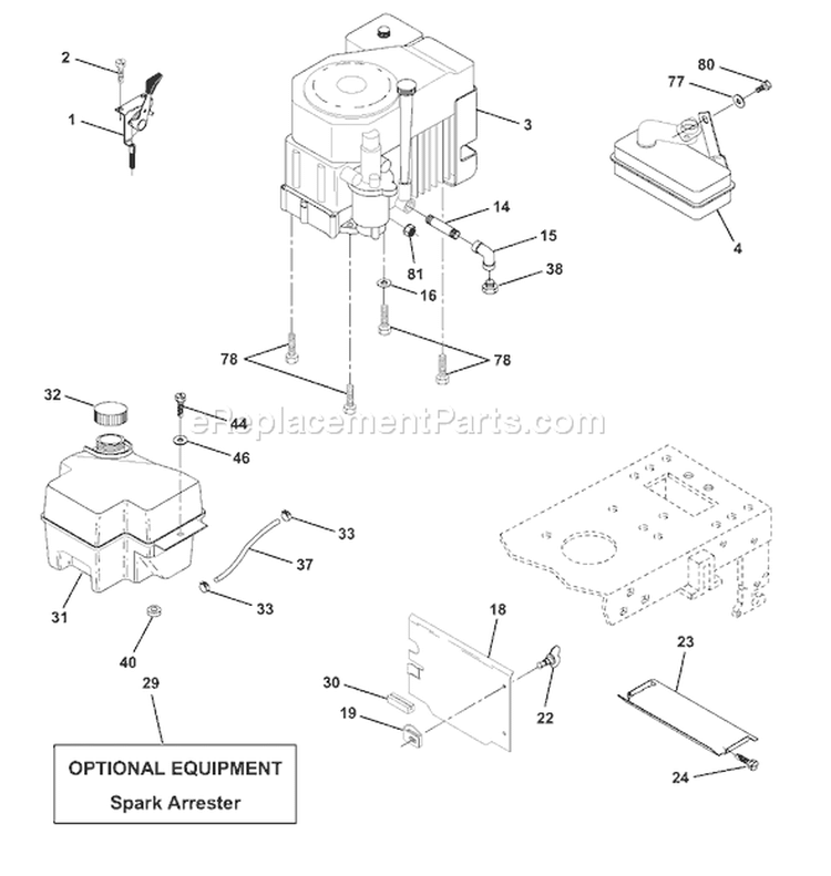 Page E Diagram and Parts List for 130 LTH  954830061A -1996-01 Husqvarna Lawn Tractor