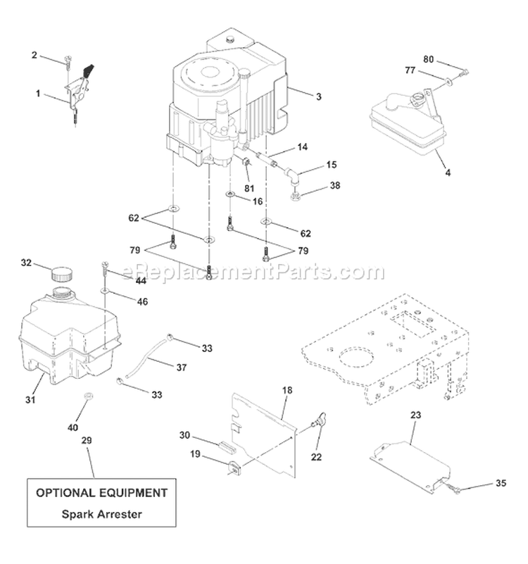 Page E Diagram and Parts List for 130 LTH  954830061B -1996-02 Husqvarna Lawn Tractor