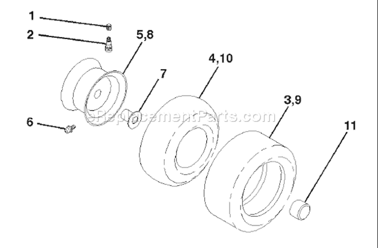 Page J Diagram and Parts List for 130 LTH  HCLTHJ -954140005 -1999-01 Husqvarna Lawn Tractor
