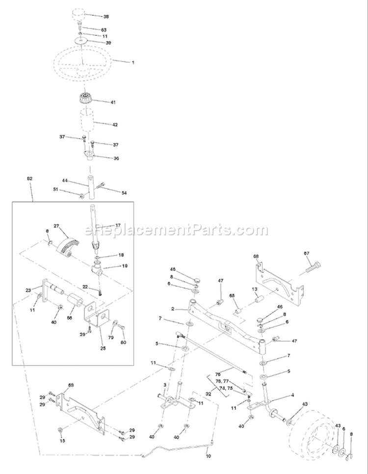 Page I Diagram and Parts List for 130 LTH  HCLTHJ -954140005 -1999-01 Husqvarna Lawn Tractor