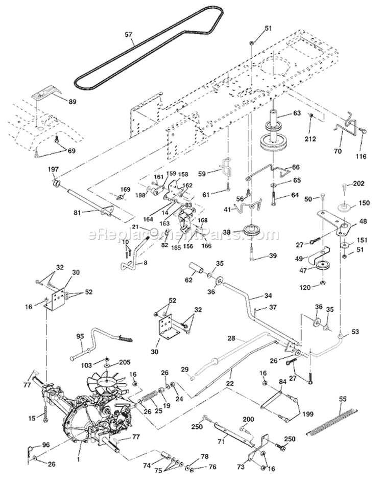 Page C Diagram and Parts List for 1342 LTH  LTHK  A -954568519 -2002-01 Husqvarna Lawn Tractor