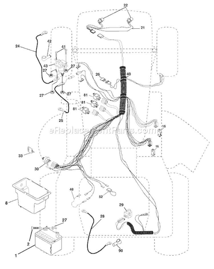 Page D Diagram and Parts List for 1342 LTH  LTHK  A -954568519 -2002-01 Husqvarna Lawn Tractor
