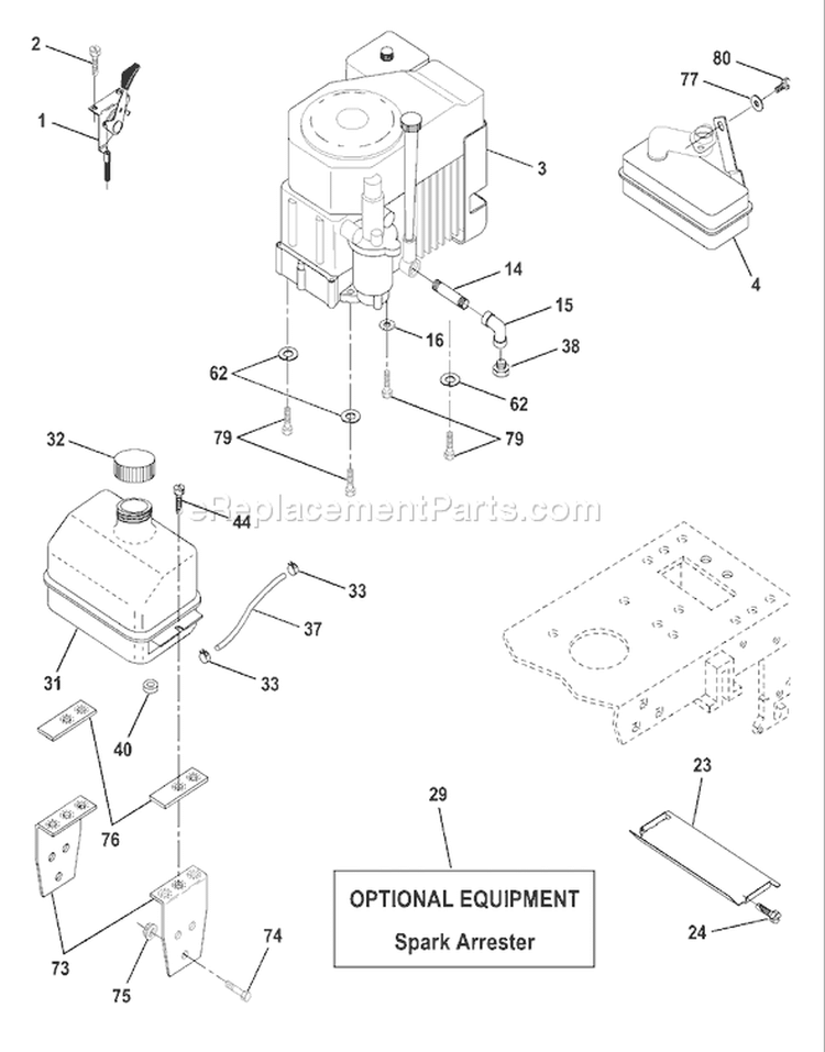 Page E Diagram and Parts List for 140 LTH  954001192A -1995-01 Husqvarna Lawn Tractor