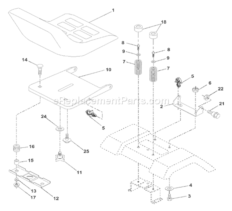 Page I Diagram and Parts List for 140 LTH  954001192A -1995-01 Husqvarna Lawn Tractor