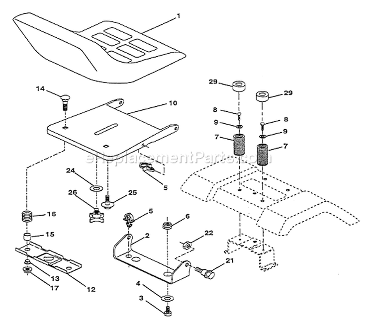 Page I Diagram and Parts List for 140 LTH  HN14H42A -954000642 -1994-01 Husqvarna Lawn Tractor