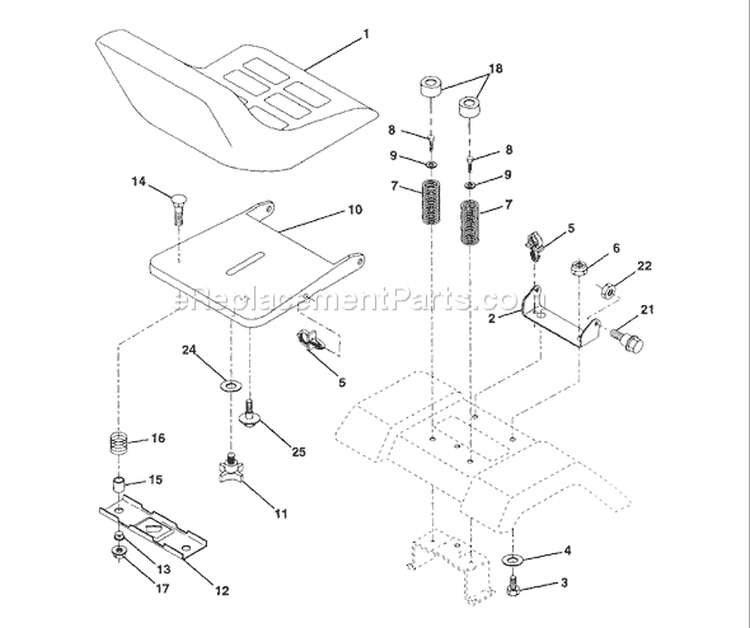 Page I Diagram and Parts List for 145 LTH  1997-12 Husqvarna Lawn Tractor