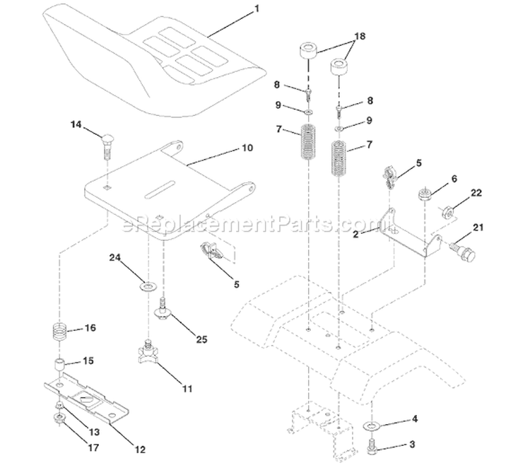 Page I Diagram and Parts List for 145 LTH  954140006D -1998-07 Husqvarna Lawn Tractor