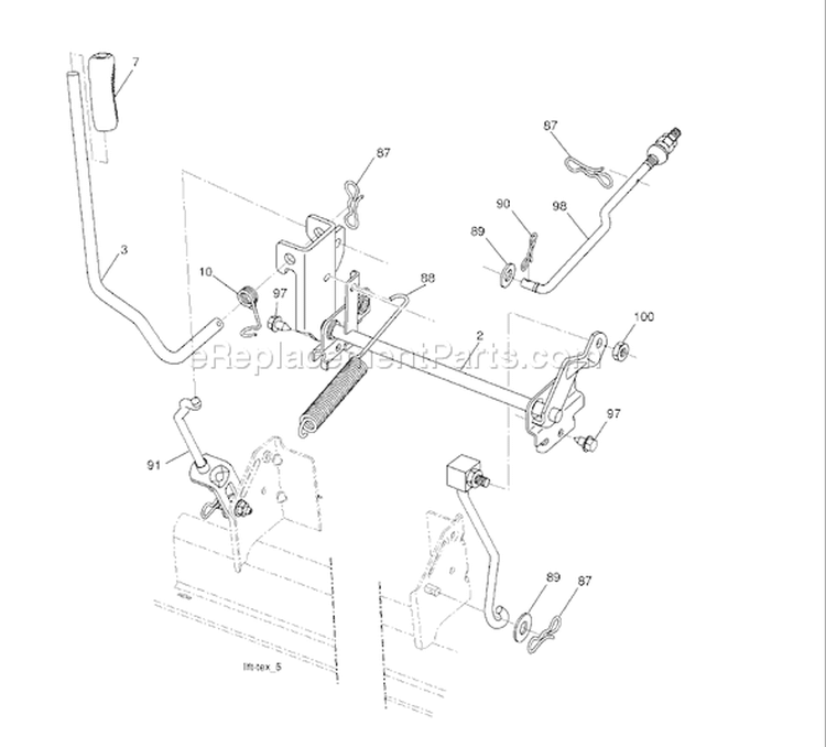 Page G Diagram and Parts List for 1538 LTH  96043003800 -2006-12 Husqvarna Lawn Tractor