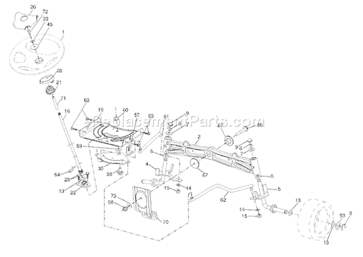 Page I Diagram and Parts List for 1538 LTH  96043003800 -2006-12 Husqvarna Lawn Tractor