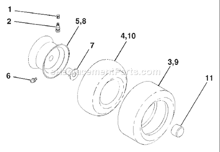 Page J Diagram and Parts List for 1742B LTH  954570376 -2002-12 Husqvarna Lawn Tractor