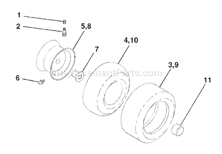 Page J Diagram and Parts List for 1742C LTH  954570376 -2003-02 Husqvarna Lawn Tractor