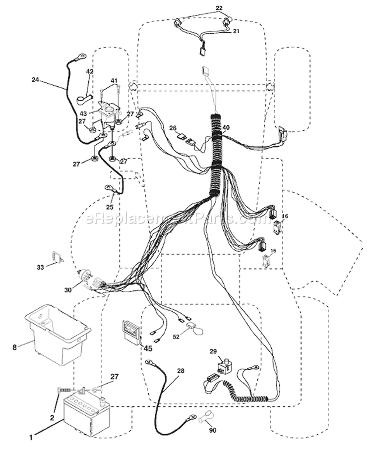 Page D Diagram and Parts List for 18542A LTH  954571731 -2003-11 Husqvarna Lawn Tractor