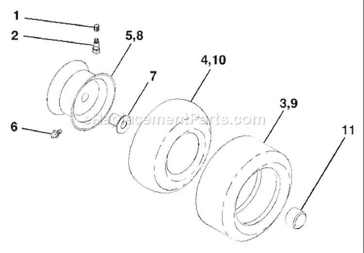 Page J Diagram and Parts List for 18542B LTH  954571731 -2004-03 Husqvarna Lawn Tractor