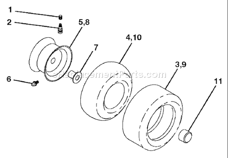 Page J Diagram and Parts List for 18542C LTH  954571731 -2004-08 Husqvarna Lawn Tractor