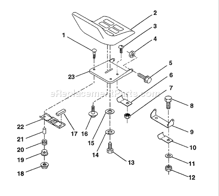 Page K Diagram and Parts List for LT100 LT 100 H1036A -954000312 -1991-07 Husqvarna Lawn Tractor