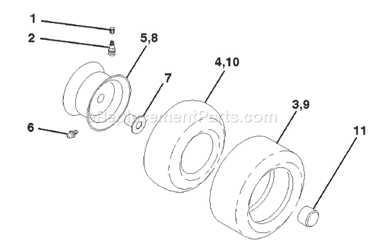 Page K Diagram and Parts List for LT120 LT 120 HCA -954140047 -1998-01 Husqvarna Lawn Tractor