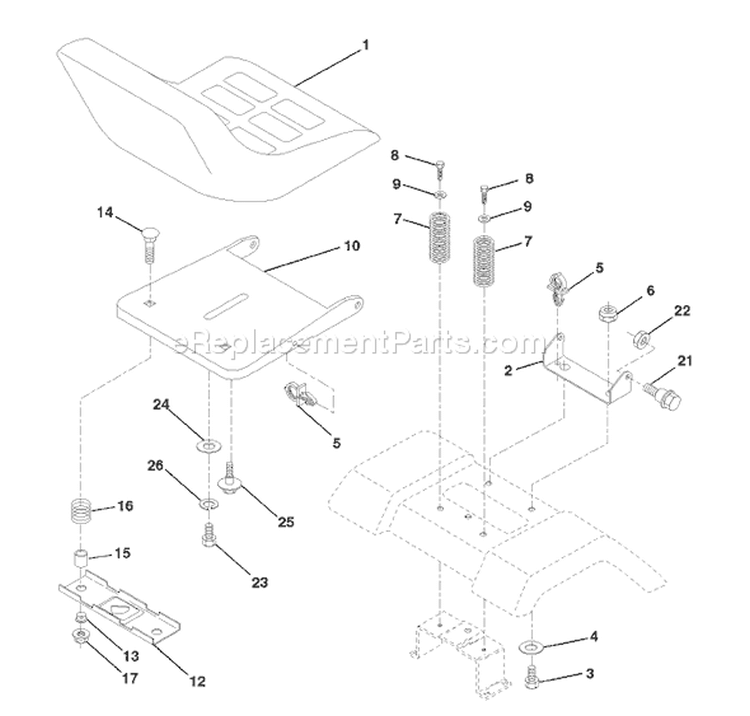Page I Diagram and Parts List for LT120 LT 120 HCA -954140047 -1998-01 Husqvarna Lawn Tractor