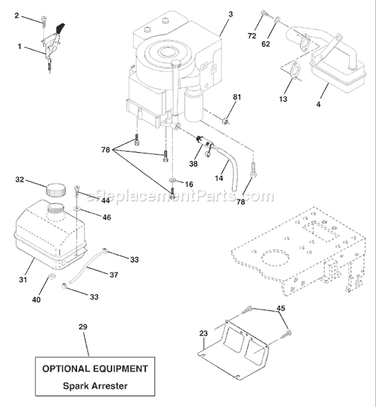 Page E Diagram and Parts List for LT1238A LT 1238 A 9545677024 -2000-10 Husqvarna Lawn Tractor