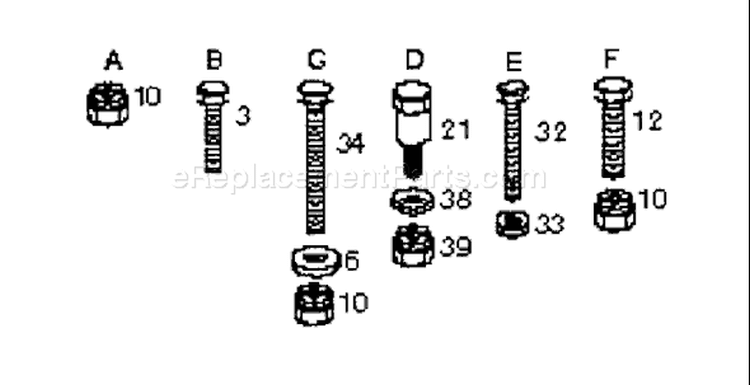 Page C Diagram and Parts List for LT125 LT 125 H12538C -1991-06 Husqvarna Lawn Tractor