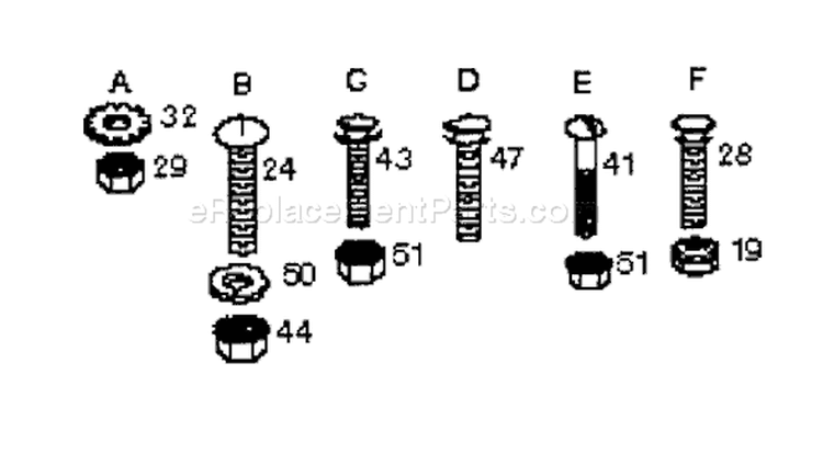 Page D Diagram and Parts List for LT125 LT 125 H12538C -1991-06 Husqvarna Lawn Tractor
