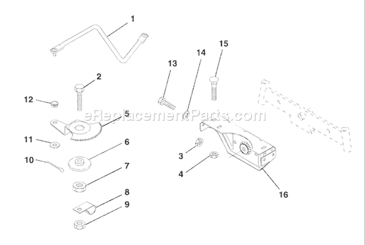 Page M Diagram and Parts List for LT125 LT 125 HE12536C -954170001 -1998-10 Husqvarna Lawn Tractor