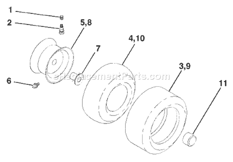 Page J Diagram and Parts List for LT1538A LT 1538 A 954569776 -2002-11 Husqvarna Lawn Tractor