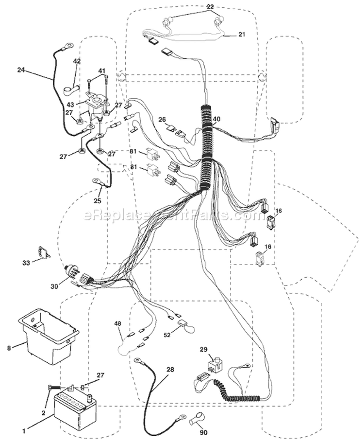 Page D Diagram and Parts List for LT1538D LT 1538 D 954569776 -2003-01 Husqvarna Lawn Tractor