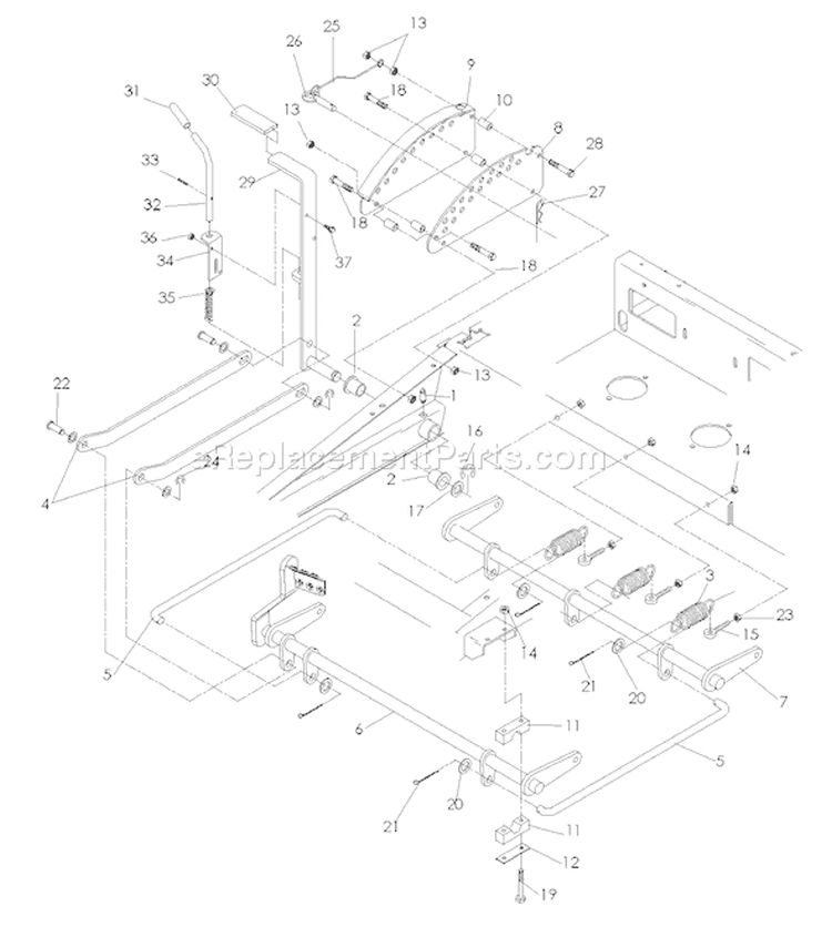Page O Diagram and Parts List for 6127 LZF  966956801 -2008-04 Husqvarna Lawn Mower