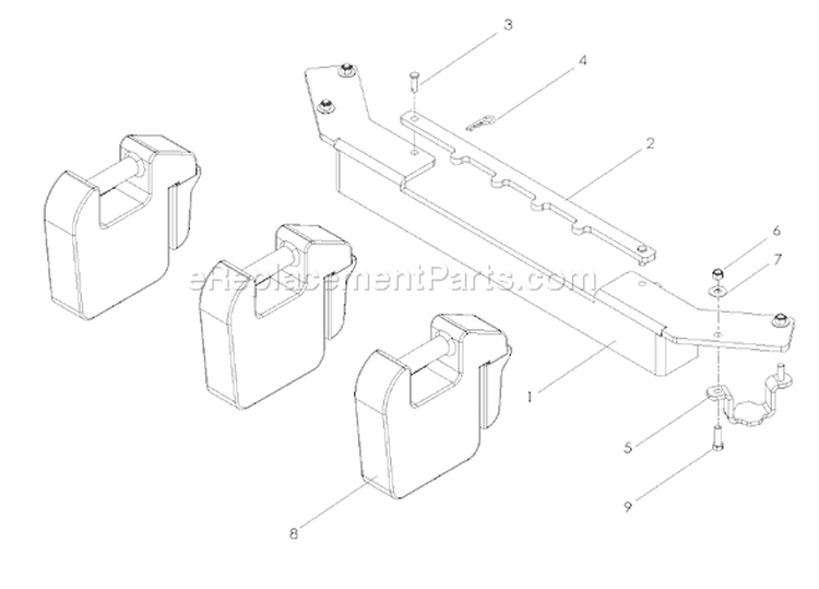 Page T Diagram and Parts List for 6127 LZF  966956801 -2008-04 Husqvarna Lawn Mower
