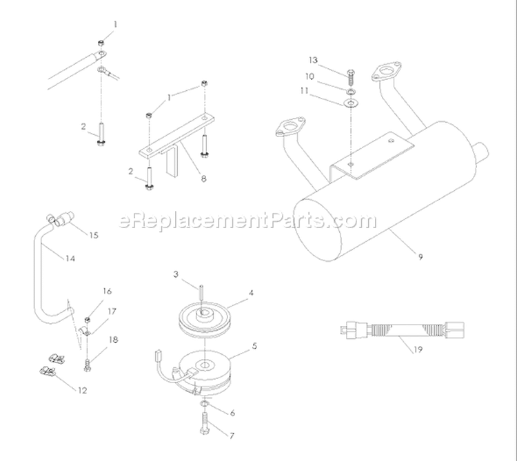 Page H Diagram and Parts List for 6127 LZF  966956801 -2008-04 Husqvarna Lawn Mower