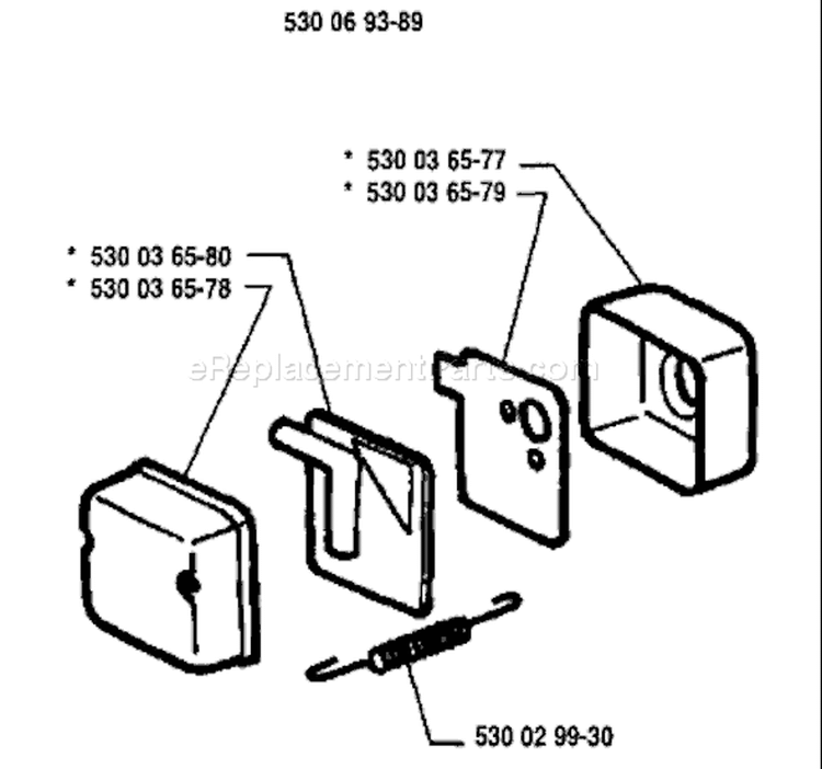 Page I Diagram and Parts List for MONDO 1995-03 Husqvarna Trimmer