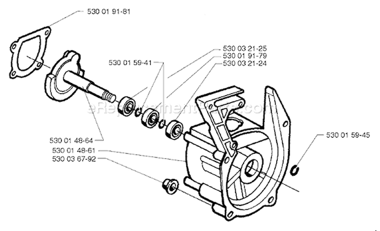 Page C Diagram and Parts List for MONDO 1997-04 Husqvarna Trimmer
