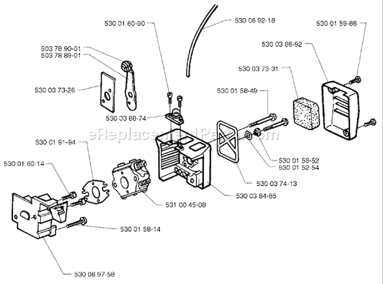 Page A Diagram and Parts List for MONDO 1997-04 Husqvarna Trimmer