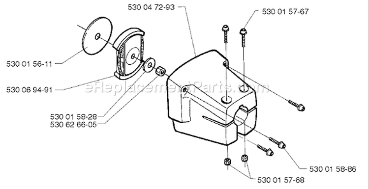 Page M Diagram and Parts List for MONDO 1997-04 Husqvarna Trimmer