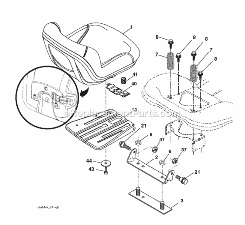 Page I Diagram and Parts List for P11577RB 2010-09 Husqvarna Lawn Tractor