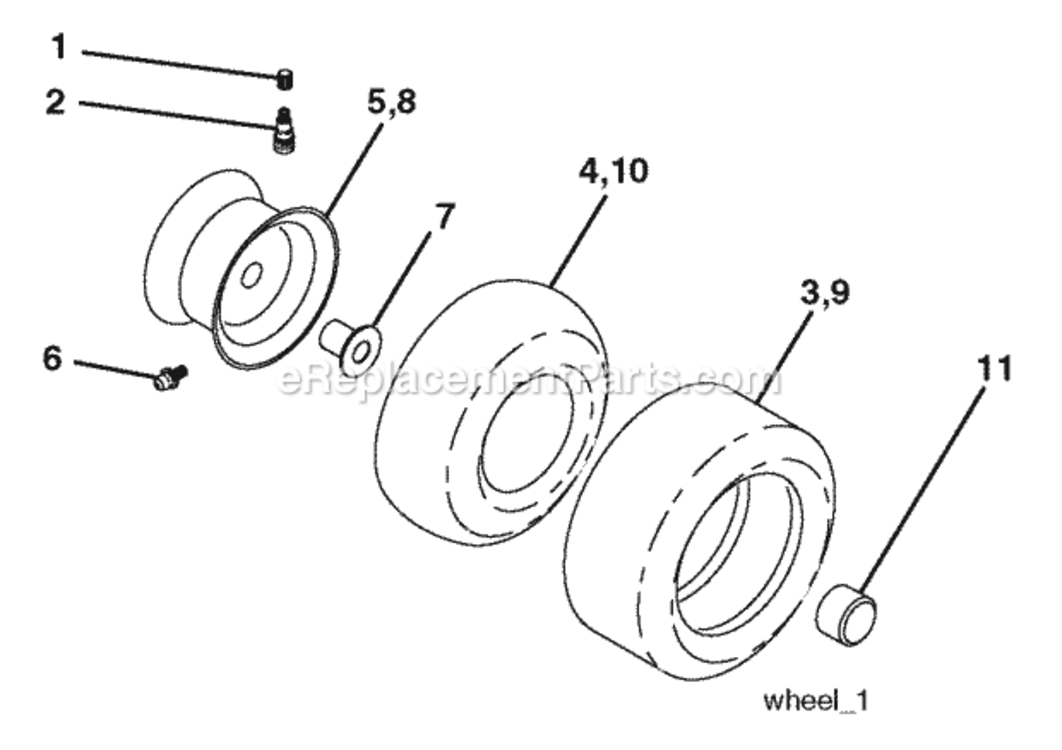 Page J Diagram and Parts List for PB1842LT 2006-01 Husqvarna Lawn Tractor