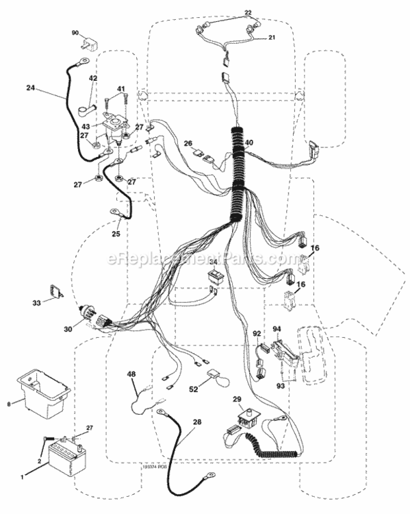 Page D Diagram and Parts List for PB185H42LT 2006-01 Husqvarna Lawn Tractor