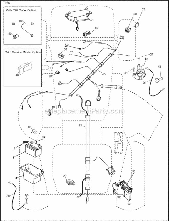 Page D Diagram and Parts List for PB19546LT 96042003502 2008-04 Husqvarna Lawn Tractor