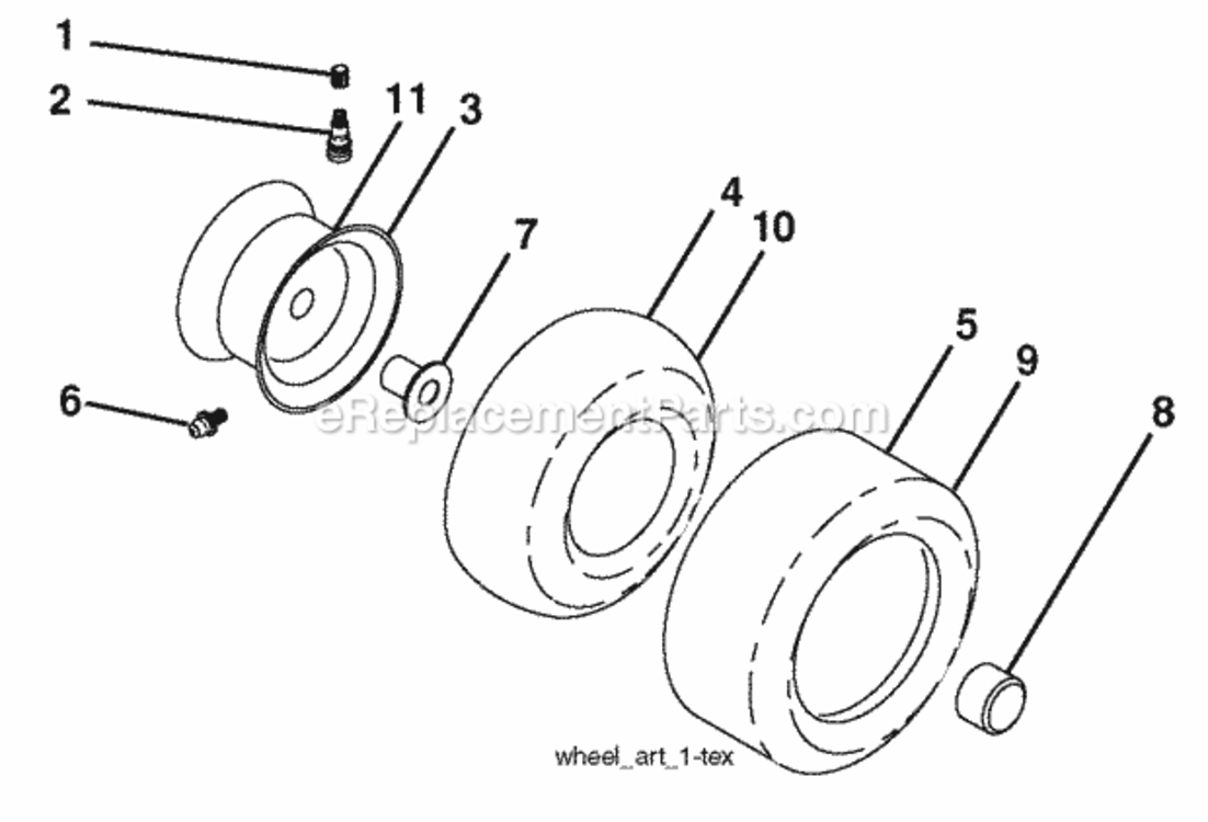Page J Diagram and Parts List for PB19546LT 2008-11 Husqvarna Lawn Tractor