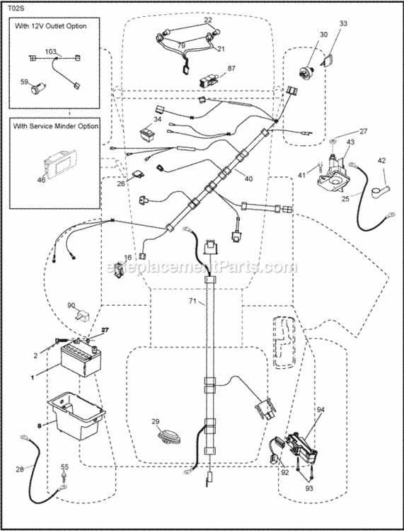 Page D Diagram and Parts List for PB195H42LTX 2008-04 Husqvarna Lawn Tractor