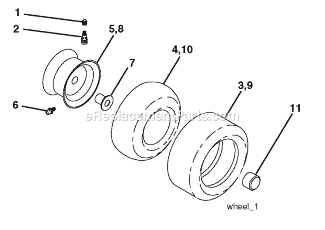 Page J Diagram and Parts List for PB195H42LT 96042003600 2008-04 Husqvarna Lawn Tractor