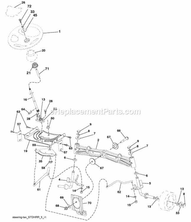 Page I Diagram and Parts List for PB195H42LT 2009-02 Husqvarna Lawn Tractor