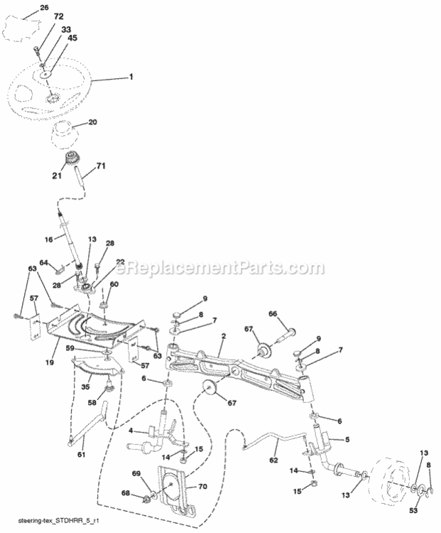 Page I Diagram and Parts List for PB195H42LT 2010-01 Husqvarna Lawn Tractor